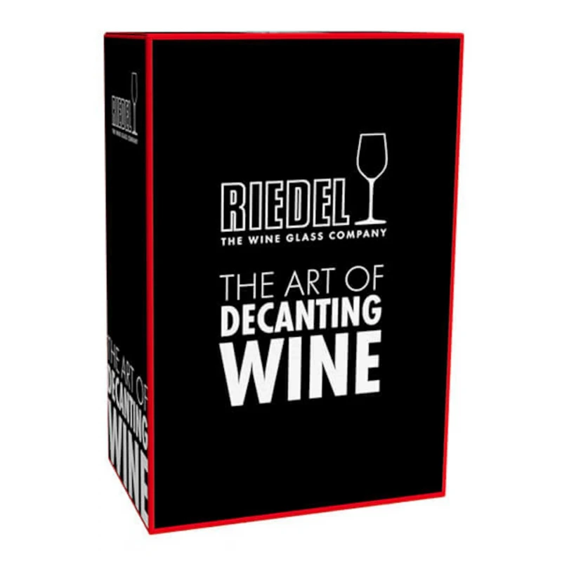 Оребрен кристален декантер Riedel Exquisit с форма на диамант