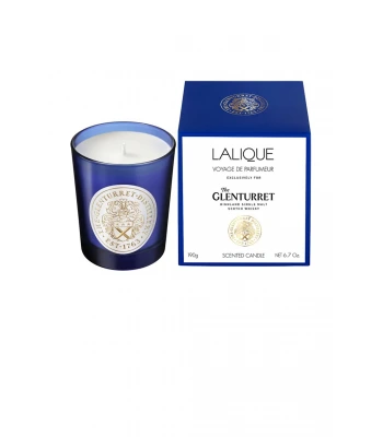 Ароматна свещ с уиски и кожа Lalique The Glenturret 190 грама